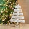 Glitzhome® 18" Wooden Nativity Tree Tabletop Décor